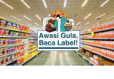 Awasi Gula, Baca Label